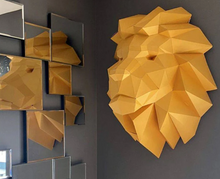 Load image into Gallery viewer, 3D Paper Art Lion

