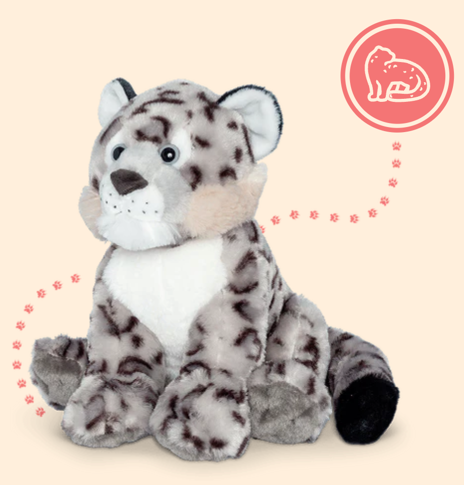 Fahlo Track a Snow Leopard Ascent Plush