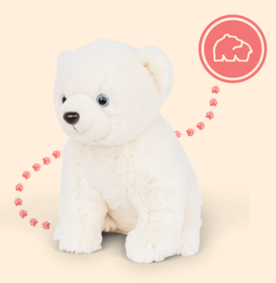 Fahlo Track a Polar Bear Venture Plush