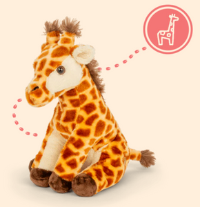 Fahlo Track a Giraffe Trek Plush