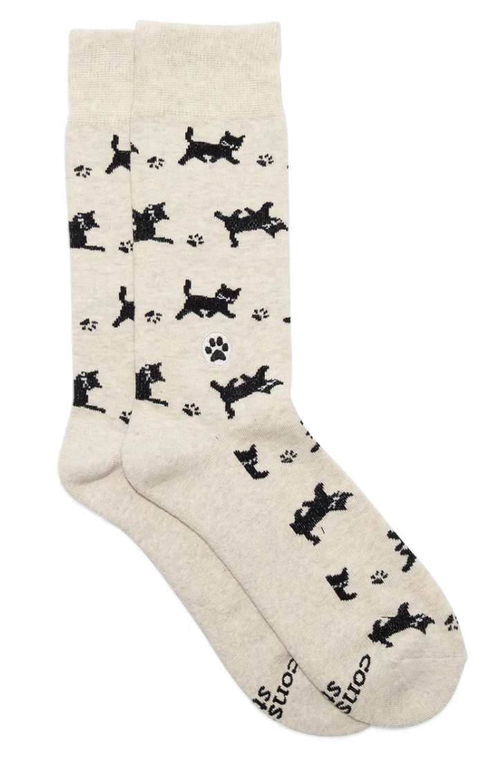 Socks that Save Cats - Tan