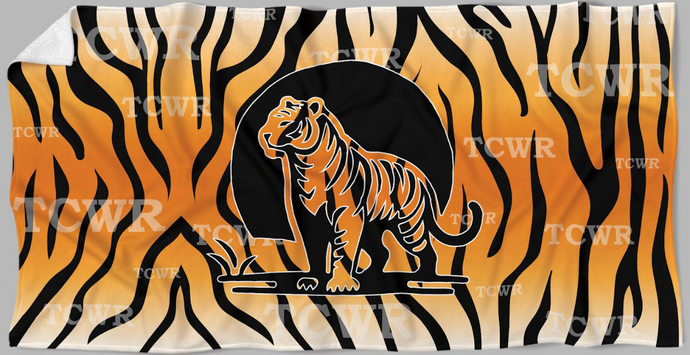 Tiger Striped Beach Towel
