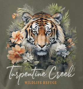 Masterpiece Tiger in Orchids Adult T-Shirt