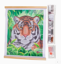 Load image into Gallery viewer, Regal Tiger Crystal Art Scroll Kit
