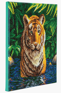 Tiger Crystal Art Mounted Kit