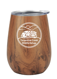 Bold New Logo Woodgrain Stemless Wine Tumbler