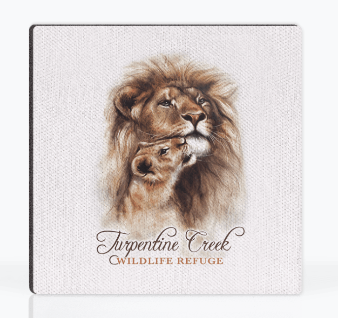 Lion Pride Neoprene Coaster