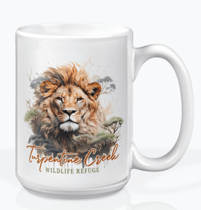 Masterpiece Lion Portrait Ceramic Mug