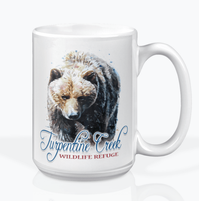 Grizzly Bear Drawing Ceramic Mug