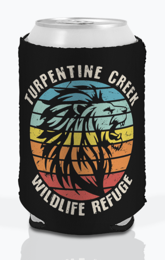 Retro Lion Drink Coozie