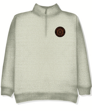 Load image into Gallery viewer, 1/4 Zip Nantucket Fleece Sweater with Tiger Patch
