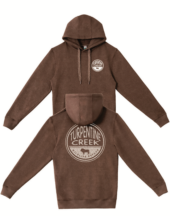 Puffed Lion Design Nantucket Hoodie