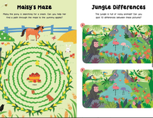 Load image into Gallery viewer, Animal Sticker Activities: A recyclable sticker and activity book
