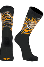 Load image into Gallery viewer, Custom Lion Portrait Knit Socks
