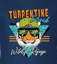 Load image into Gallery viewer, Rad Triangle Tiger Navy Youth Tee
