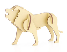 Load image into Gallery viewer, Lion Wood Table Topper Craft Kit
