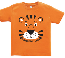 Load image into Gallery viewer, Tiger Face Orange Toddler Tee
