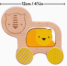 Load image into Gallery viewer, Wooden Lion Push-Along Toy
