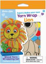 Load image into Gallery viewer, Lion Yarn Wrapping Craft Kit
