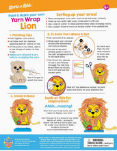 Load image into Gallery viewer, Lion Yarn Wrapping Craft Kit
