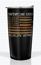 Load image into Gallery viewer, 20 oz Big Cat Tail Flag Swirl Tumbler
