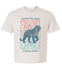 Load image into Gallery viewer, Vision Tiger Ladies Oatmeal Crew T-Shirt
