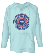 Load image into Gallery viewer, Merge Tiger Light Blue Reverse Terry Hooded Sweatshirt
