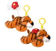 Load image into Gallery viewer, 3.5" Might Quakes Tiger Backpack Clip
