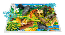 Load image into Gallery viewer, 20pc Toy Animals in a Carry Case
