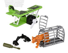 Load image into Gallery viewer, Jungle Animal Rescue Plane with Tiger
