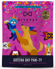Load image into Gallery viewer, 6oz Gotcha Day Pawty Dog Treat
