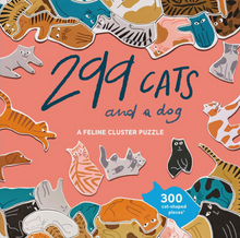 Load image into Gallery viewer, 299 Cats (and a Dog) 300pc Cluster Puzzle
