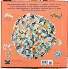 Load image into Gallery viewer, 299 Cats (and a Dog) 300pc Cluster Puzzle
