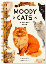 Load image into Gallery viewer, Moody Cats Sticker Book
