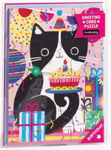 Load image into Gallery viewer, Purr-fect Cat Birthday Card Puzzle
