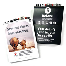 Load image into Gallery viewer, Rhino Project South African Cause Bracelet
