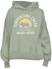 Load image into Gallery viewer, Kickback Lion  Green Ladies Hoodie
