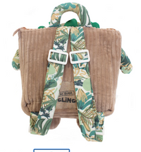 Load image into Gallery viewer, Corduroy Backpack Jelekros Lion
