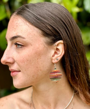 Load image into Gallery viewer, Horizons Wood Earrings
