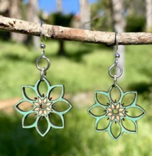 Load image into Gallery viewer, Rue Flower Blossom Earrings
