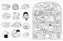 Load image into Gallery viewer, A Million Kittens : Adorable Feline Coloring Book

