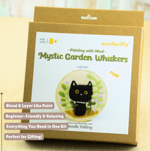 Load image into Gallery viewer, DIY Mystic Garden Whiskers Wool Painting Kit

