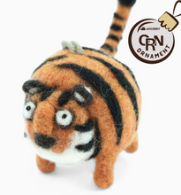 Load image into Gallery viewer, Handmade Wool Tiger Ornament
