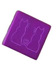 Load image into Gallery viewer, Stone Loving Cats Square Box
