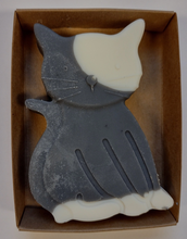 Load image into Gallery viewer, Tuxedo Cat (Boots) Kitty Cat Bar Soap
