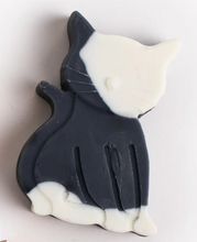 Load image into Gallery viewer, Tuxedo Cat (Boots) Kitty Cat Bar Soap
