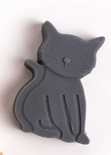Load image into Gallery viewer, Grey Cat (Whiskers) Kitty Cat Bar Soap
