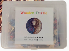 Load image into Gallery viewer, Lion Yin Yang Small Wooden Jigsaw Puzzle

