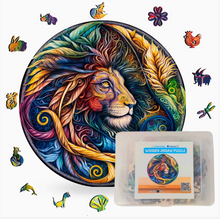 Load image into Gallery viewer, Feiry Lion Small Wooden Jigsaw Puzzle
