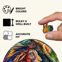 Load image into Gallery viewer, Feiry Lion Large Wooden Jigsaw Puzzle

